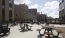 a group of tables outside